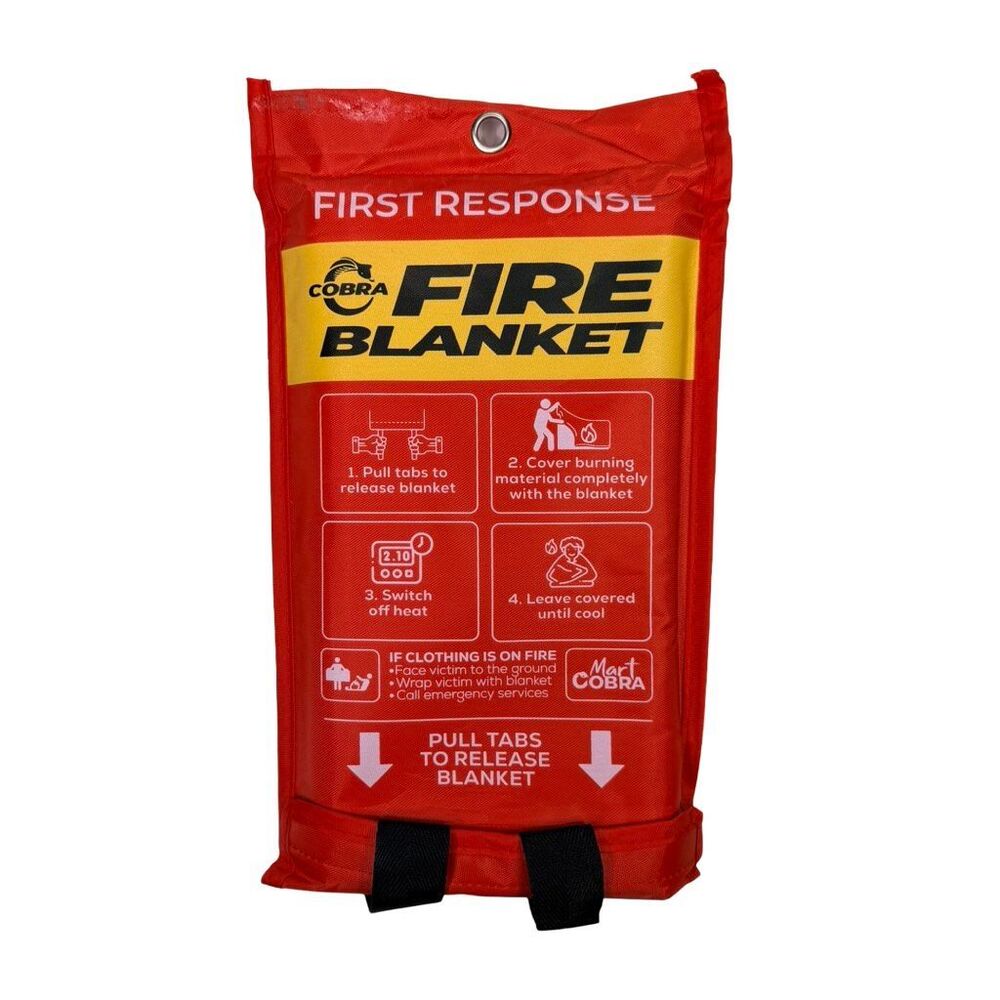 Cobra First Response Fire Blanket - 40” x 40”